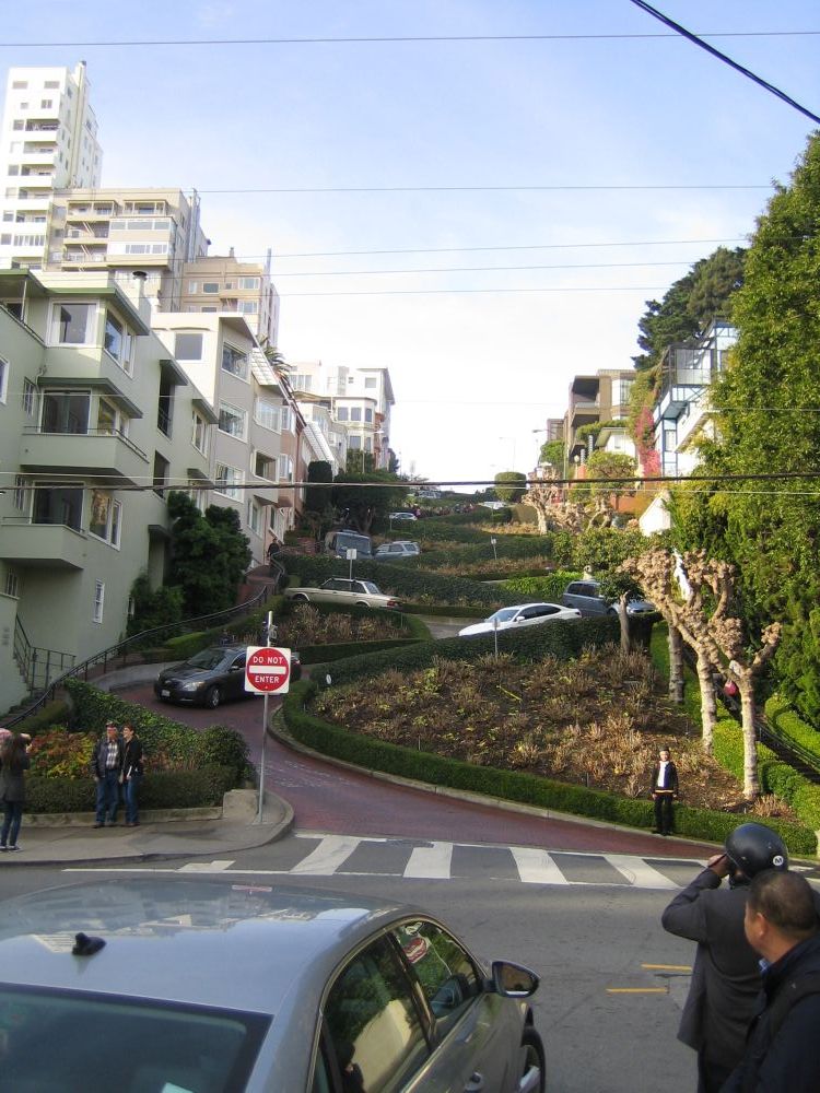 The crookedest street in the world