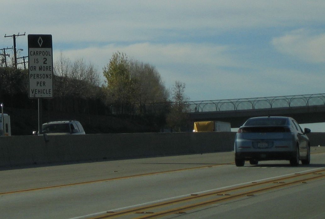 Carpool lane - 1st seen here in LA.