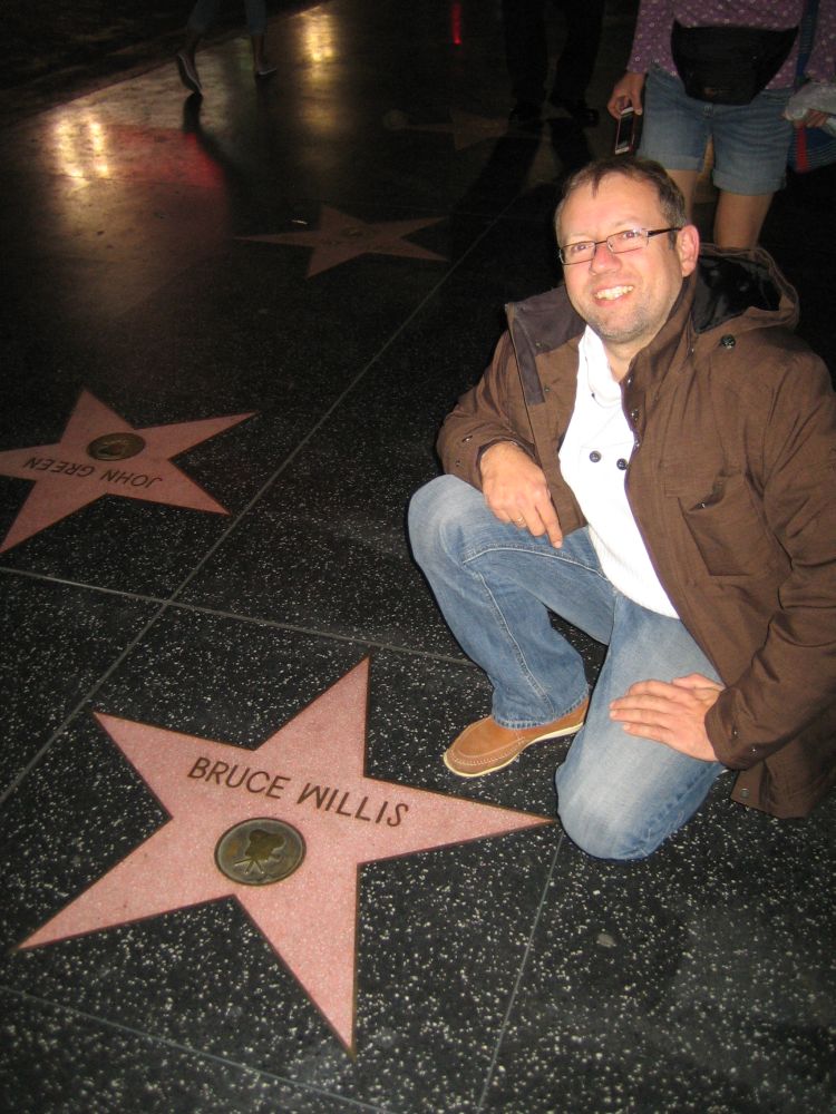 One of my stars: Bruce Willis.