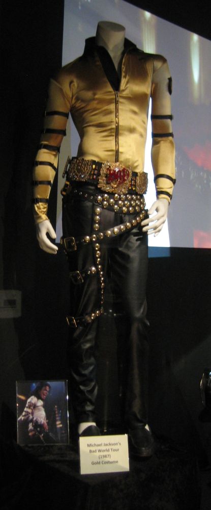 Michael Jacksons costume from the tour 'Bad World 1987'